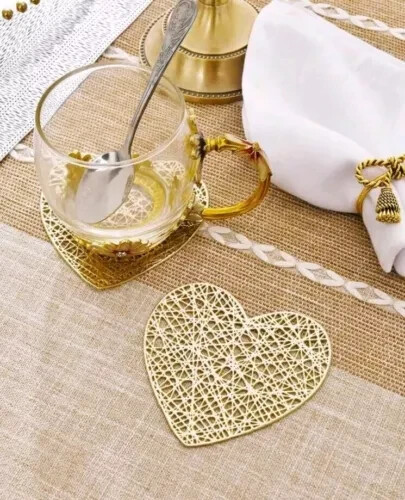 Pcs gold heart shaped - pcs,