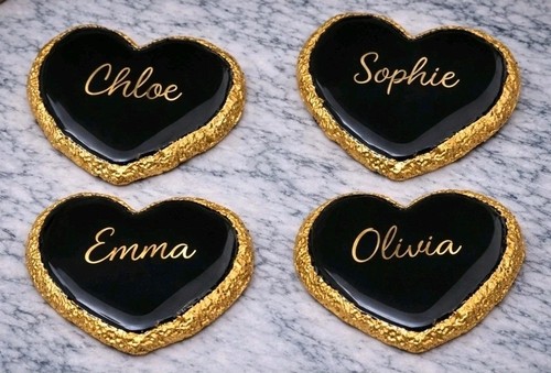 Set black gold resin - set, of
