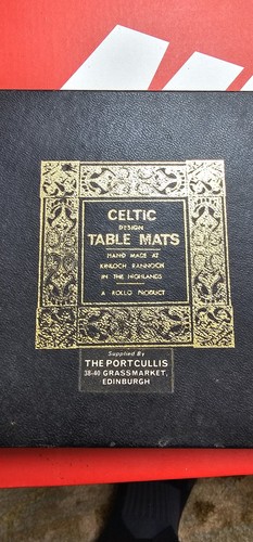 Vintage celtic table mats - vintage,