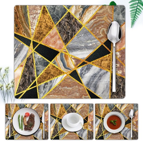 Placemats coasters leather - placemats, pu
