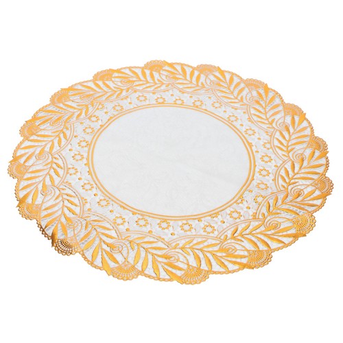 2pcs gold pvc heat embossed - pvc, heat-embossed