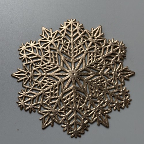 Gold snowflakes christmas - 6,