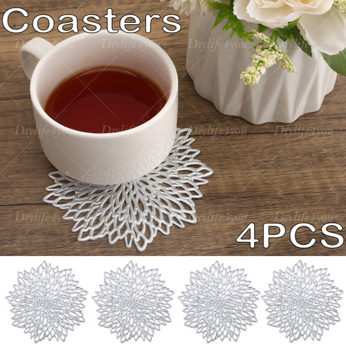 10pcs gold placemats round - placemats,