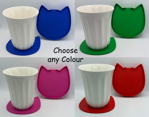 Cat shape coasters set - shape, 4