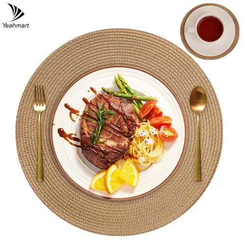 Table mats set woven - mats,