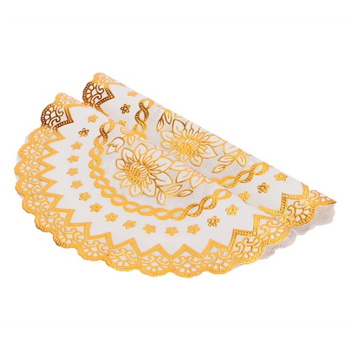 2pcs gold pvc - gold,